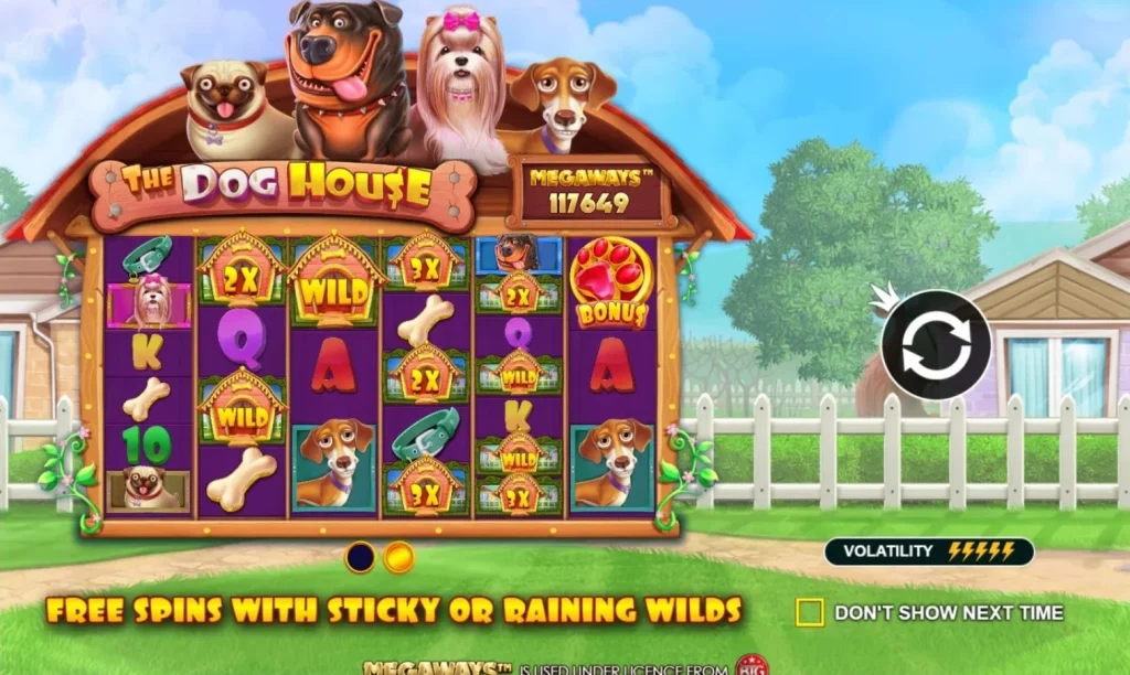 How to play slot "The Dog House Megaways"